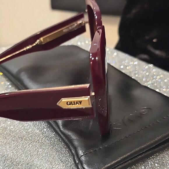 Quay Australia Full Glam Sunglasses- Pinot/Pinot Taupe main image 4